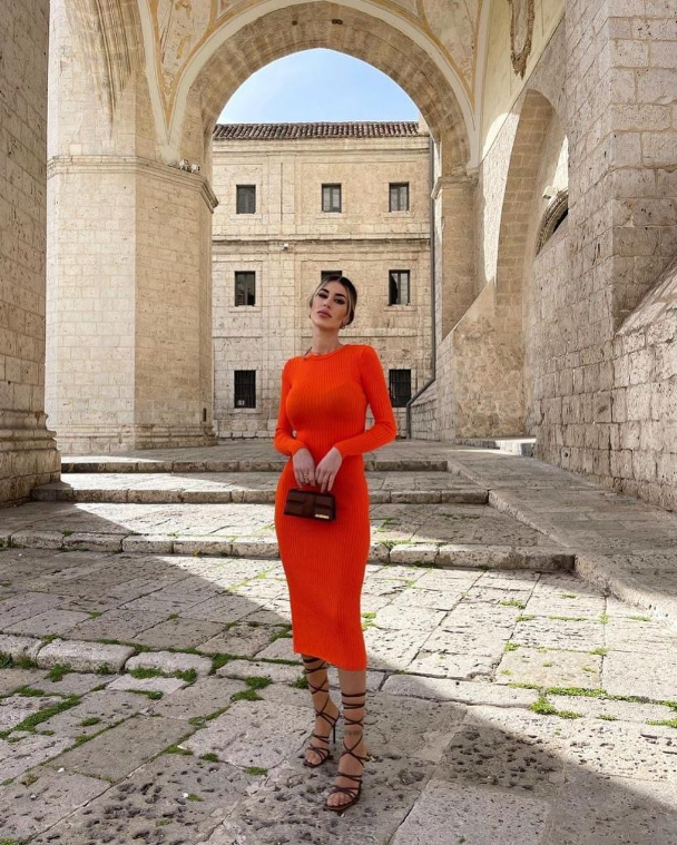 ORANGE DRESS